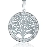 Stříbrný přívěsek strom života se zirkony