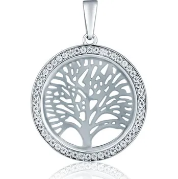 Přívěsek Stříbrný přívěsek strom života se zirkony