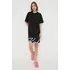Dámské šaty Karl Lagerfeld Signature Hem T-shirt Dress 231W1357 černé, S