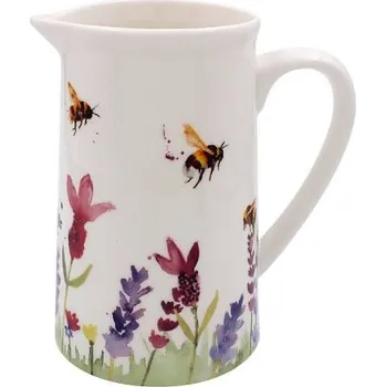 Leonardo, Anglie Porcelánový džbánek, mléčenka Levandule a včelky - 0,6 litru