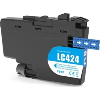 Cartridge Brother LC 424 C - kompatibilní náplně do tiskárny Brother