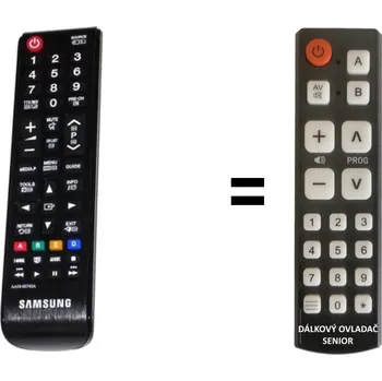 Samsung AA59-00744A náhradní dálkový ovladač pro seniory