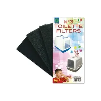 Přislušenství pro kočičí toaletu Tommi Filtr do kočičí toalety Vicky 3 ks