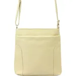 Kožená kabelka Patrizia 417-013 - béžová