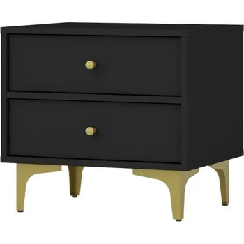 Noční stolek Nábytek PEGAS s.r.o. Noční stolek Tomila 801/1, černý grafit