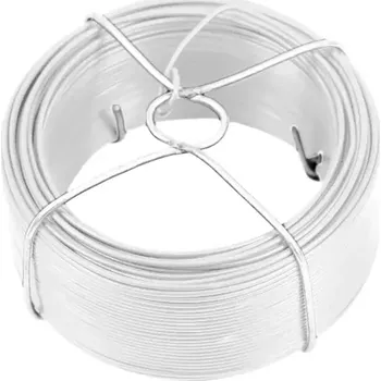 Organizace kabelů Vázací drát PVC 50 m - bílý (Vázací drát PVC, síla 1,4mm, délka 50m)