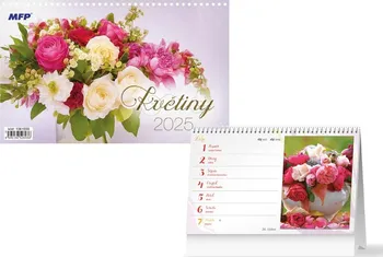 Kalendář MFP Stolní kalendář Květiny 2025
