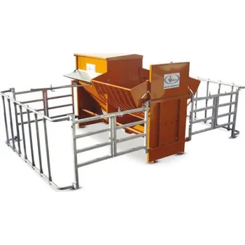 Chov hospodářského zvířete SATENE S.A.S. Příkrmiště pro telata na balík sena a sypké krmivo