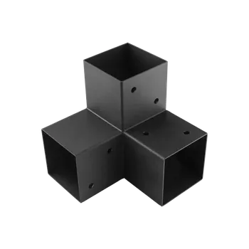 Tesařské kování Spojovací plech 100 x 100 mm, černý Y GPY100