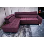 Sedací souprava rohová Barcelona, vínová