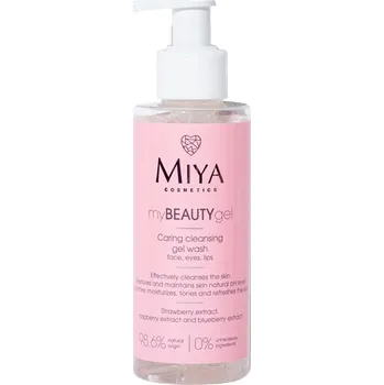 Čistící gel Miya Cosmetics, myBEAUTYgel pečující mycí a čisticí gel na obličej 140 ml