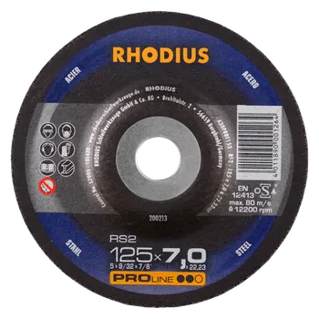 Brusný kotouč RHODIUS Brusný kotouč RS2 X-LOCK 125 x 6,0 x 22,23 PROline
