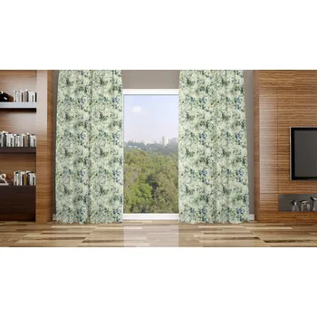 Orbytex Zatemňovací závěs hotový - Ema zelená Rozměry: Š/V 145x270 (1ks), Vršek závěsu: ŘASÍCÍ STUHA