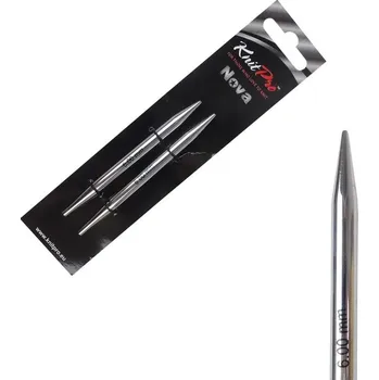 Jehlice Krátké vyměnitelné jehlice KnitPro Nova 6 mm