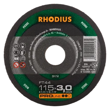 Řezný kotouč RHODIUS Ruční řezný kotouč FT44 115 x 3,0 x 22,23 PROline