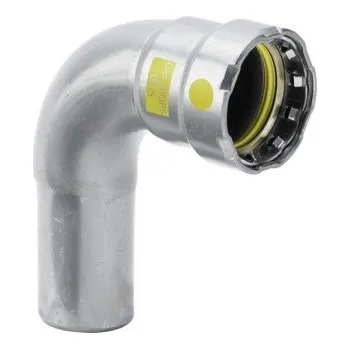 Instalatérský materiál Viega Oblouk 90° Megapress G 6/4" vni/vně, zásuvný konec, HNBR, ocel / pozinkovaný, PLYN 739539