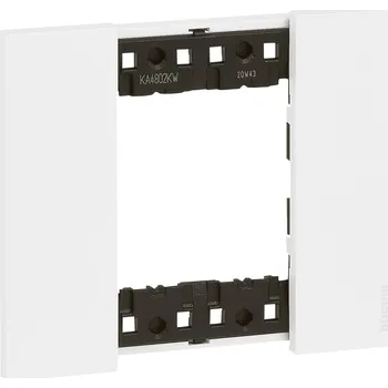 Elektrická zásuvka Rámeček BTICINO KA4802KW 2M BÍLÁ KA4802KW