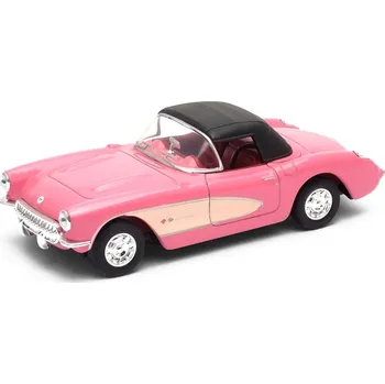 Dětské zboží Welly Chevrolet ´57 Corvette soft top 1:34 bílá