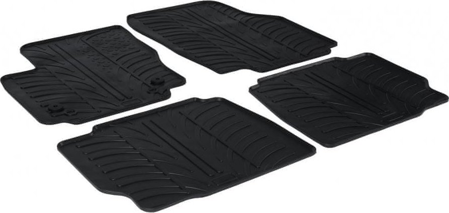 Tappetini in gomma Gledring 0576 compatibili con Fiat 500X 2015