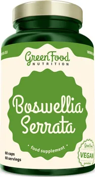 Přírodní produkt GreenFood Nutrition Boswellia Serrata 600 mg 60 cps.