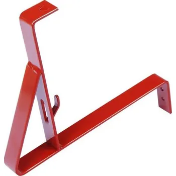 Držák sněhové mříže na betonové krytiny a pálené krytiny KARPU - Barva červená RAL 3009