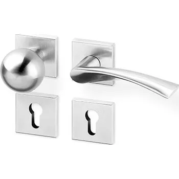 ACT SERVIS ACT - Eura PullBloc RHR Provedení: PZ LI (klika levá/koule), Povrch: IN - nerez