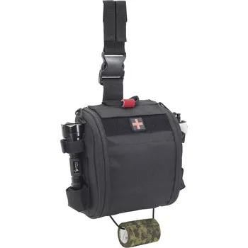 Lékárnička Elite Bags - QUICKAID'S lékárnička - stehenní IFAK Barva: Černá