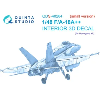 Plastikový model Quinta studio 1/48 F/A-18A++ 3D-Printed&col.Int. (HAS) SMALL