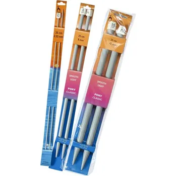 Nástroj na niť a příze Pony jehlice rovná 35cm Barva: Pony jehlice rovná 35cm č.2,5 +doprava zdarma při nákupu nad 1990 Kč+dárek zdarma