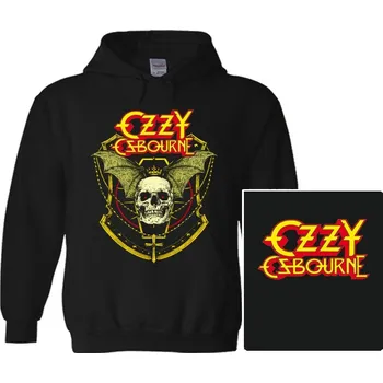 Pánská mikina mikina s kapucí Ozzy Osbourne - Crowned Skull