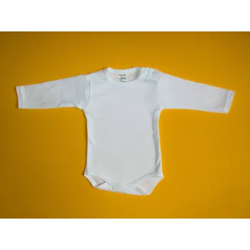 Arex, ČR Jednobarevné body s dlouhým rukávem Barva: bílá, Velikost: 68