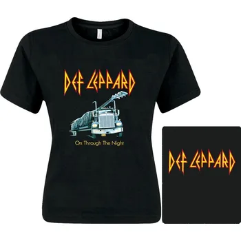 dámské triko Def Leppard - On Trough The Night