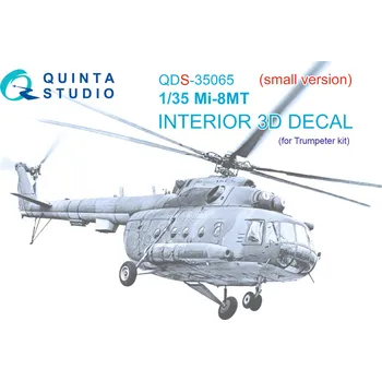 Plastikový model Quinta studio 1/35 Mi-8MT 3D-Printed&col. Interior (TRUMP) SMALL