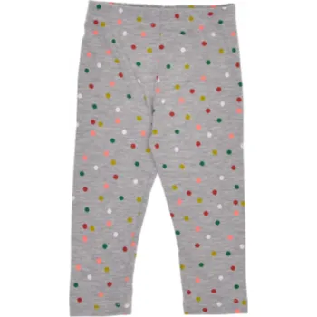 Dívčí legíny Dívčí legíny šedé Puntíky 122/128