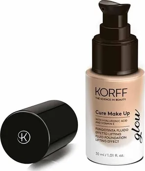 Make-up Korff Cure Make Up Fluid Foundation Lifting Effect Glow fluidní liftingový make-up 30 ml 04 Hazelnut