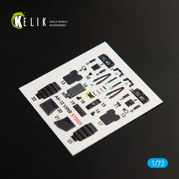Plastikový model Reskit 1/72 AH-1Z 'Viper' interior 3D decals (DREAM)