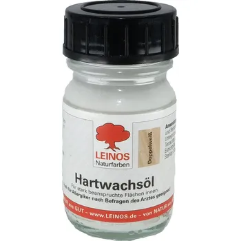 Olej na dřevo LEINOS naturfarben LEINOS 290.101 Tvrdovoskový olej 30 ml vzorek sytě bílý