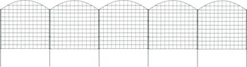 Plot Obloukový plot k jezírku 5 ks 77,5 x 78,5 cm zelený