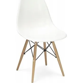 Jídelní židle Ekspan Skandinávská židle White DC 409 – Pohodlí a styl