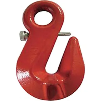 zvedák Zkracovací hák s pojistkou a okem 5,3t. tř. 8