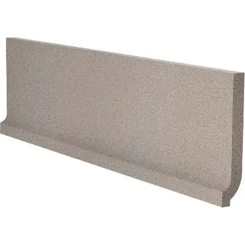 Dlažba Sokl Rako Taurus Granit šedá 8x30 cm mat TSPKF076.1