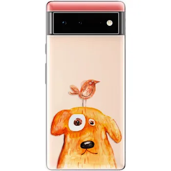 Pouzdro na mobilní telefon Odolné silikonové pouzdro iSaprio - Dog And Bird - Google Pixel 6 5G