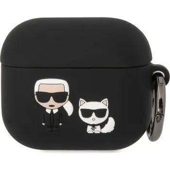 Příslušenství pro sluchátka Karl Lagerfeld Choupette KLACA3SILKCK pouzdro pro Apple AirPods 3 černé
