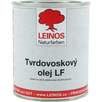 Olej na dřevo LEINOS naturfarben LEINOS 291.202 Tvrdovoskový olej LF bílý 0,75 L