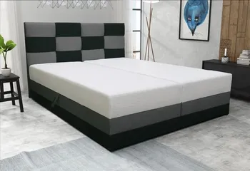 Postel Luisa manželská postel s matrací 160 x 200 cm Cosmic 100/Cosmic 160