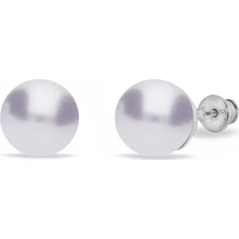 Náušnice Náušnice se Swarovski Elements Classic Pearl K581810LAV Lavender 10 mm