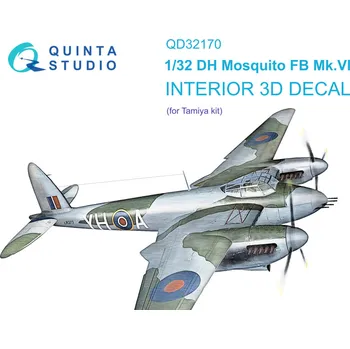 Plastikový model Quinta studio 1/32 DH Mosquito FB Mk.VI 3D-Printed&col. Interior