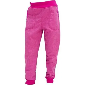 Chlapecké kalhoty Dětské softshellové kalhoty Fantom s prodlouženým sedem růžový melír velikost 122