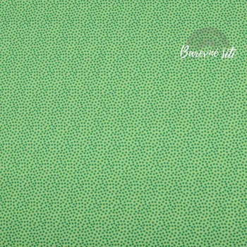 Úplet drobné puntíčky ZELENÉ (E) (Kvalitní úplet)