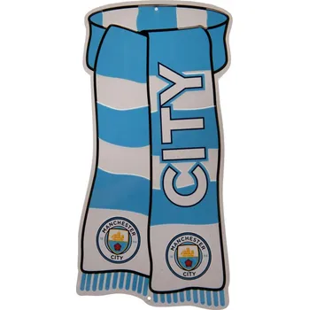 Šála OUKY Plechová cedule Manchester City FC 30x15cm šála